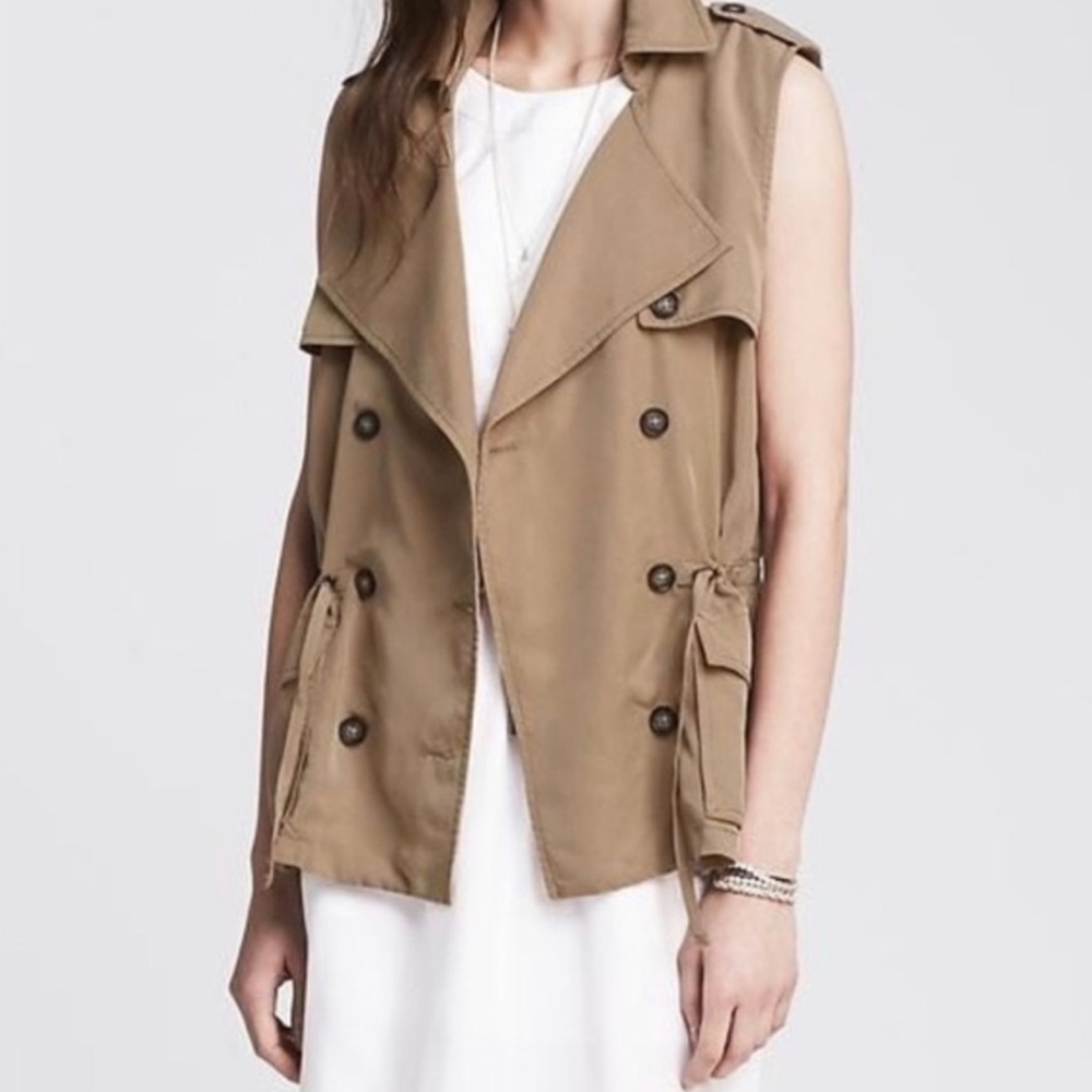 Banana Republic Trench Vest